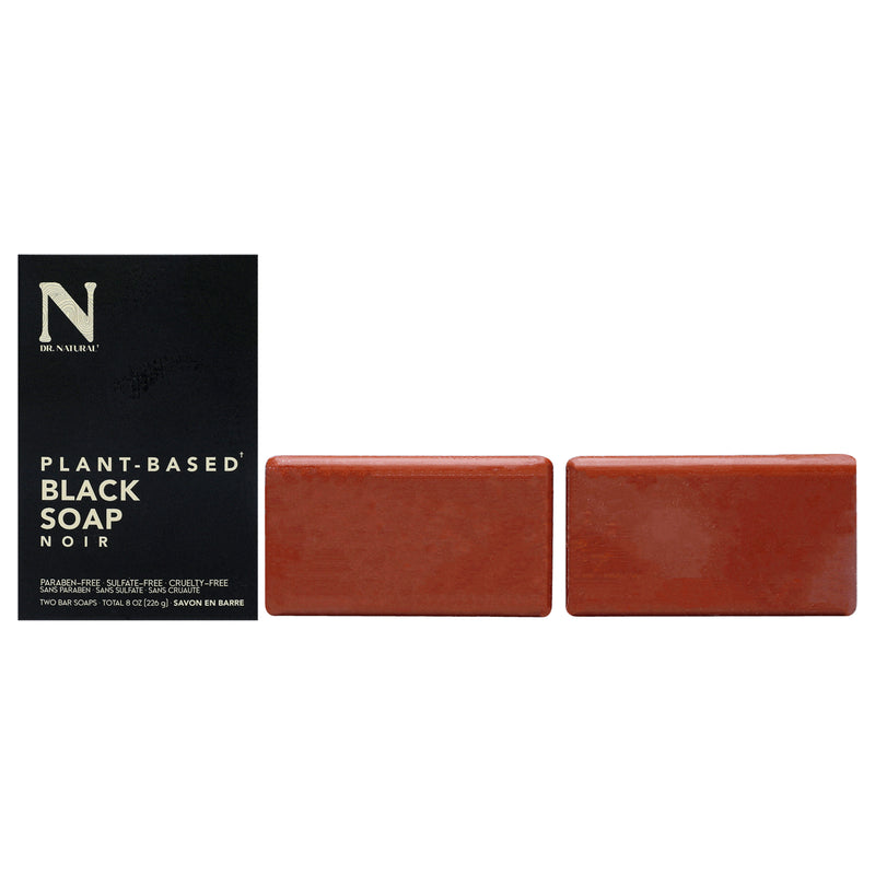 Dr. Natural Bar Soap - Black by Dr. Natural for Unisex - 2 x 8 oz Soap