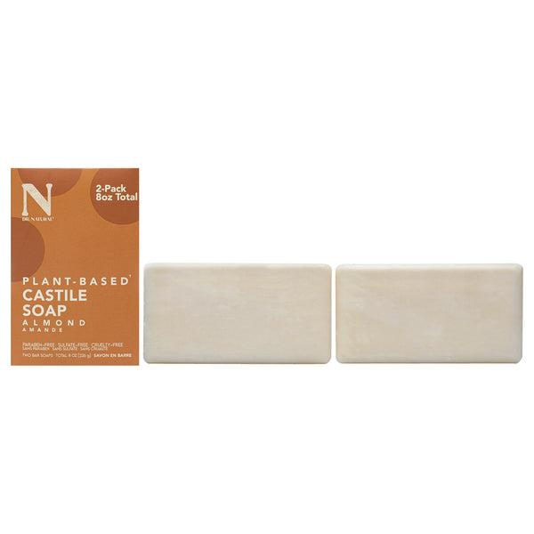 Dr. Natural Castile Bar Soap - Almond by Dr. Natural for Unisex - 2 x 8 oz Soap