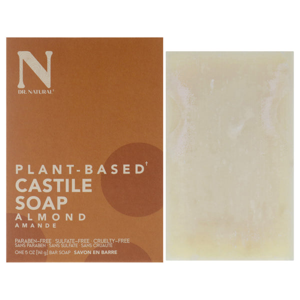 Dr. Natural Castile Bar Soap - Almond by Dr. Natural for Unisex - 5 oz Soap