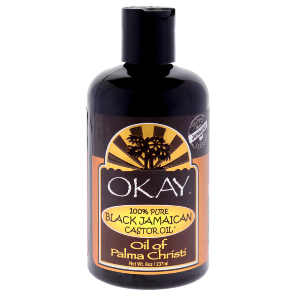 Okay 100 Percent Pure Black Jamaican Castor Oil by Okay for Unisex - 8 oz Oil