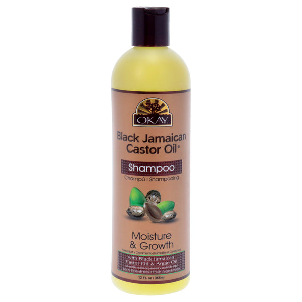 Okay Black Jamaican Castor Oil Shampoo by Okay for Unisex - 12 oz Shampoo