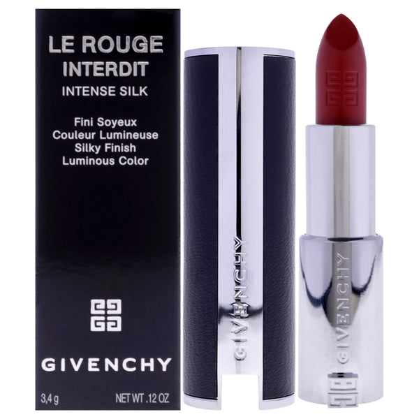 Givenchy Le Rouge Interdit Intense Silk Lipstick - 227 Rouge Infuse by Givenchy for Women - 0.12 oz Lipstick (Refillable)