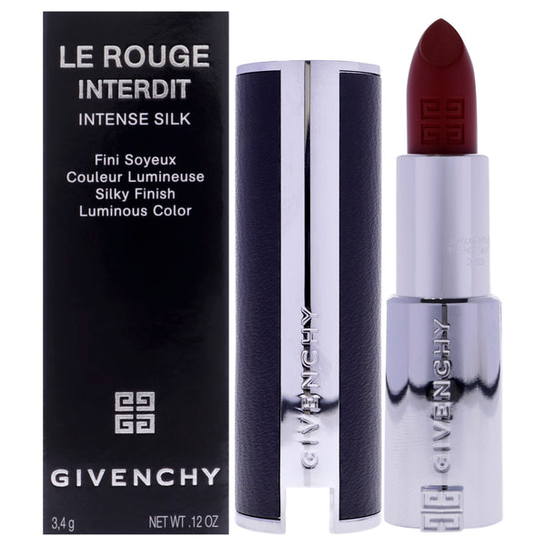 Givenchy Le Rouge Interdit Intense Silk Lipstick - 37 Rouge Graine by Givenchy for Women - 0.12 oz Lipstick (Refillable)