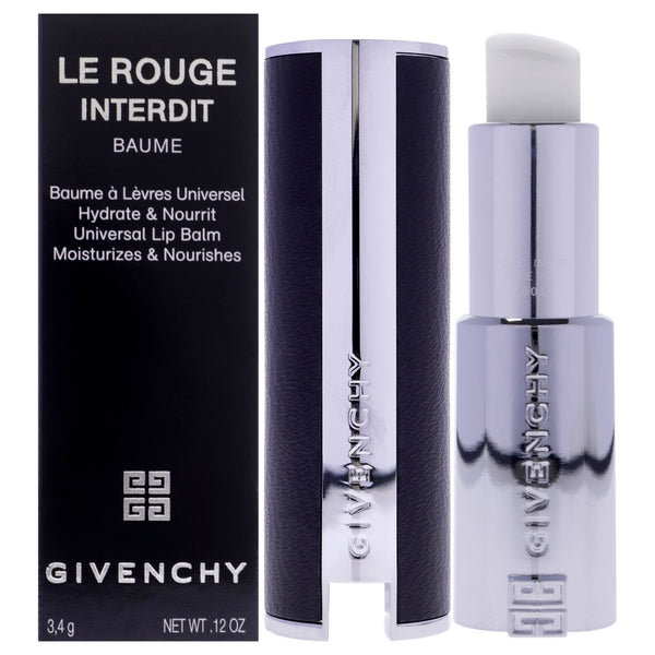 Givenchy Le Rouge Interdit Baume Lip Balm - 00 Natural Finish by Givenchy for Women - 0.12 oz Lip Balm