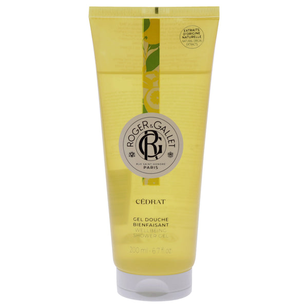 Roger & Gallet Wellbeing Shower Gel - Citron by Roger & Gallet for Unisex - 6.7 oz Shower Gel