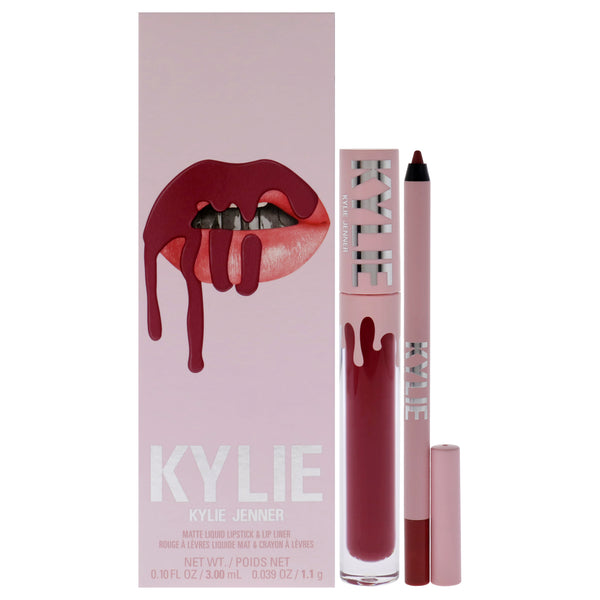 Kylie Cosmetics Matte Lip Kit - 103 Better Not Pout by Kylie Cosmetics for Women - 2 Pc 0.10oz Matte Liquid Lipstick, 0.039oz Lip Liner