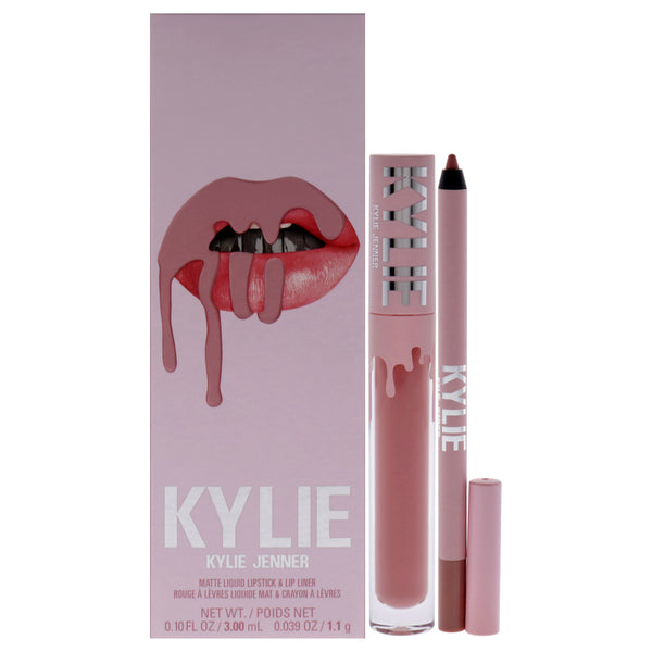 Kylie Cosmetics Matte Lip Kit - 300 Koko K by Kylie Cosmetics for Women - 2 Pc 0.10oz Matte Liquid Lipstick, 0.039oz Lip Liner