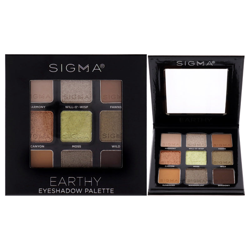 SIGMA Eyeshadow Palette - Earthy by SIGMA for Women - 0.032 oz Eye Shadow