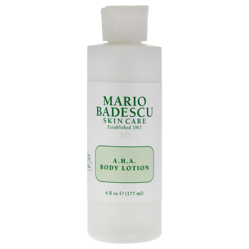 Mario Badescu AHA Body Lotion by Mario Badescu for Unisex - 6 oz Body Lotion