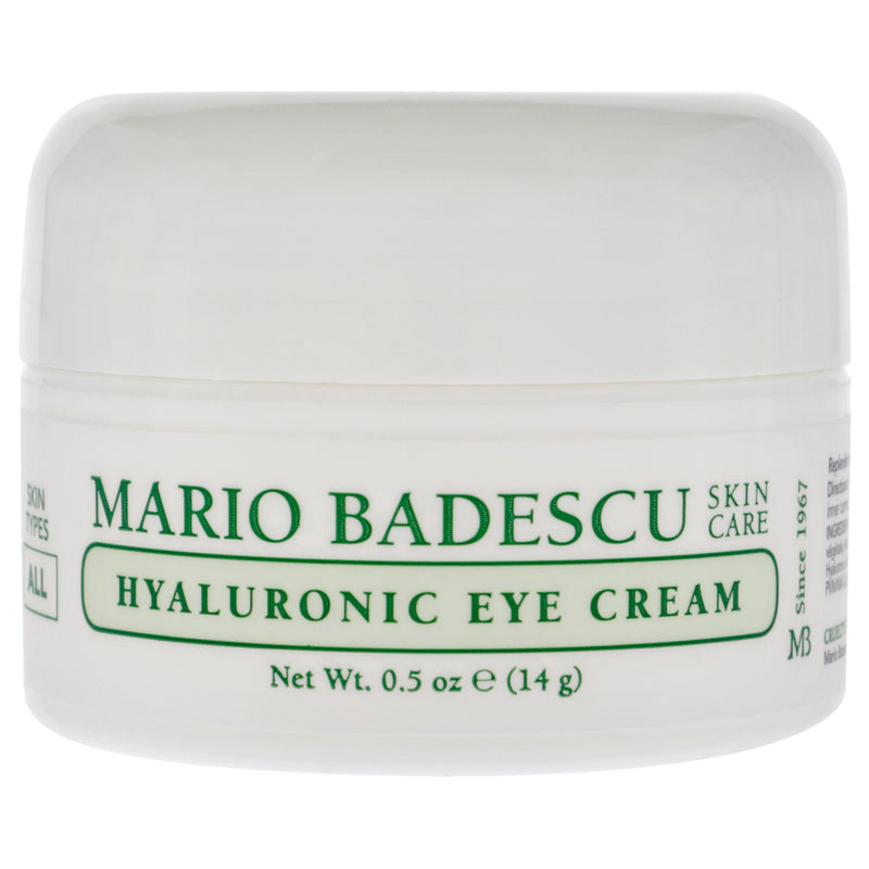 Mario Badescu Hyaluronic Eye Cream by Mario Badescu for Women - 0.5 oz Cream