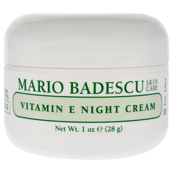 Mario Badescu Vitamin E Night Cream by Mario Badescu for Women - 1 oz Cream