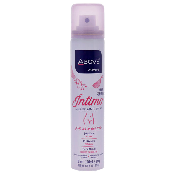 Above Intimo Deodorant Spray by Above for Women - 2.11 oz Deodorant Spray