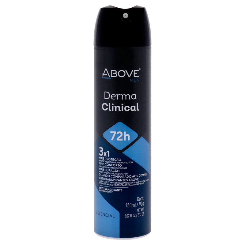 Above 72 Hours Antiperspirant Deodorant - Derma Clinical by Above for Men - 3.17 oz Deodorant Spray