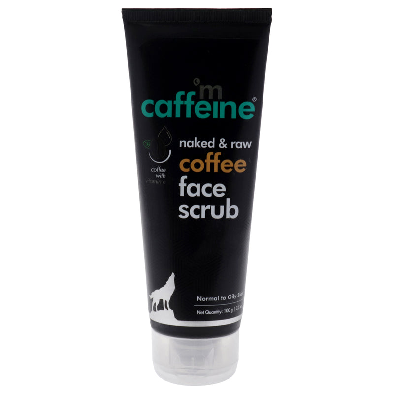 mCaffeine Naked and Raw Coffee Face Scrub - Vitamin E by mCaffeine for Unisex - 3.5 oz Scrub