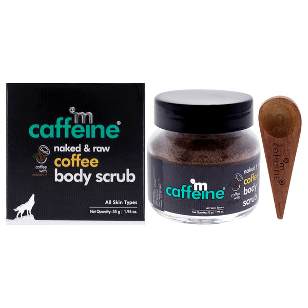 mCaffeine Naked and Raw Coffee Body Scrub - Coconut - All Skin Types by mCaffeine for Unisex - 1.94 oz Scrub