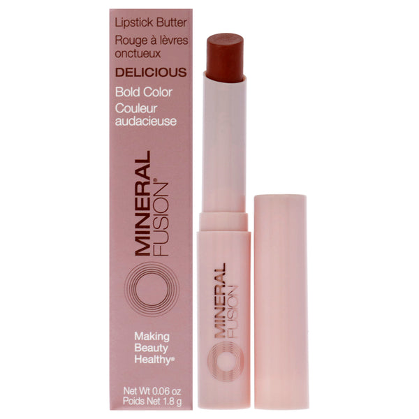 Mineral Fusion Lipstick Butter - Delicious by Mineral Fusion for Women - 0.06 oz Lipstick