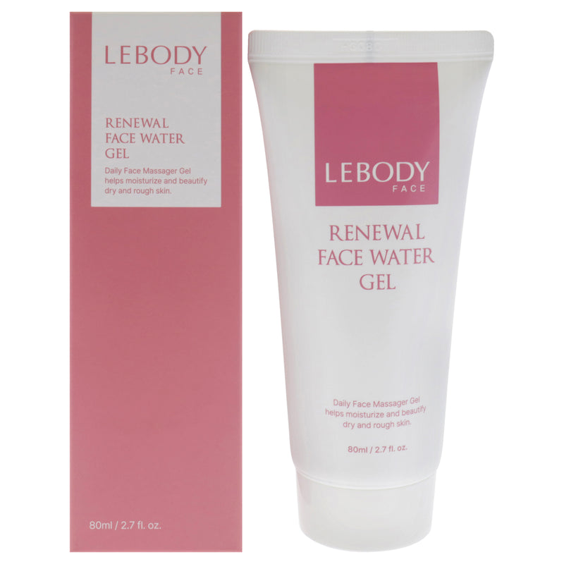 Lebody Renewal Face Water Gel by Lebody for Women - 2.7 oz Gel