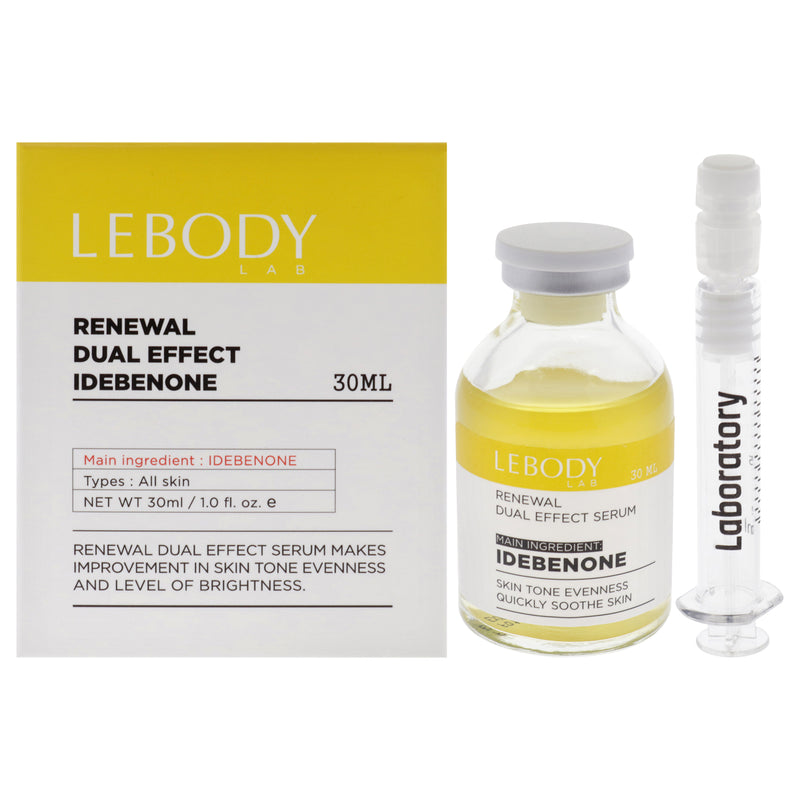 Lebody Renewal Dual Effect Serum - Idebenone by Lebody for Women - 1 oz Serum