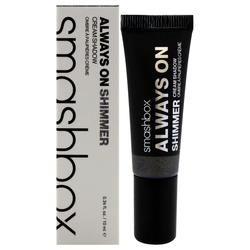 Smashbox Always On Shimmer Cream Eye Shadow - Charcoal by SmashBox for Women - 0.34 oz Eye Shadow