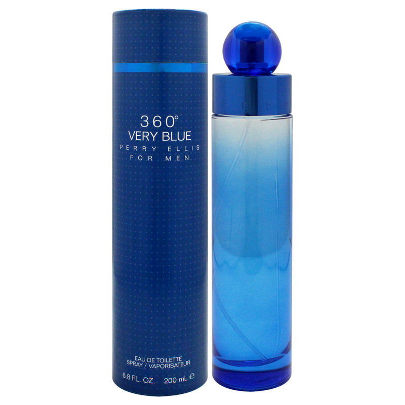 Perry Ellis 360 Very Blue by Perry Ellis for Men - 6.8 oz EDT Spray