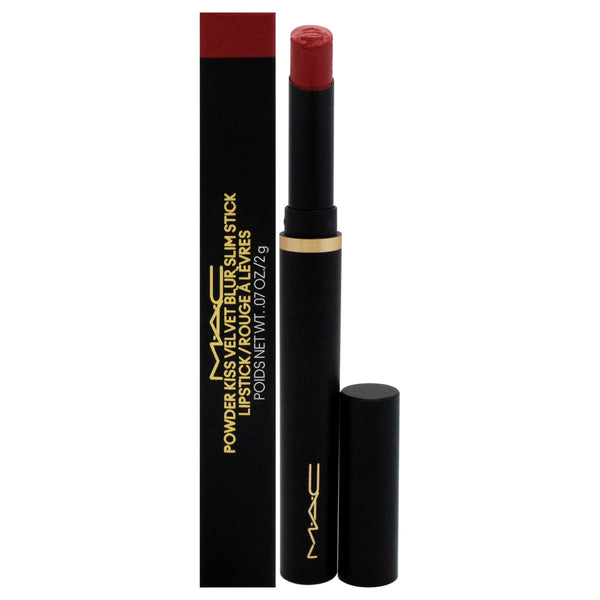 MAC Powder Kiss Velvet Blur Slim Stick - 899 Brickthrough by MAC for Women - 0.07 oz Lipstick