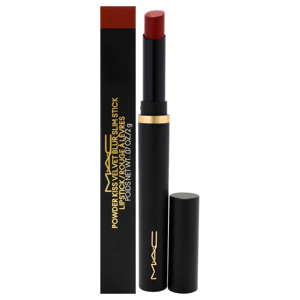 MAC Powder Kiss Velvet Blur Slim Stick - Pumpkin Spiced by MAC for Women - 0.7 oz Lipstick