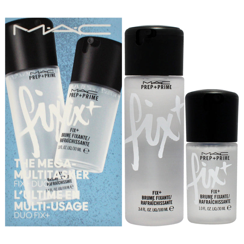 MAC The Mega Multitasker Fix Plus Duo by MAC for Women - 2 Pc 1oz Prep Plus Prime Fix Plus, 3.4oz Prep Plus Prime Fix Plus