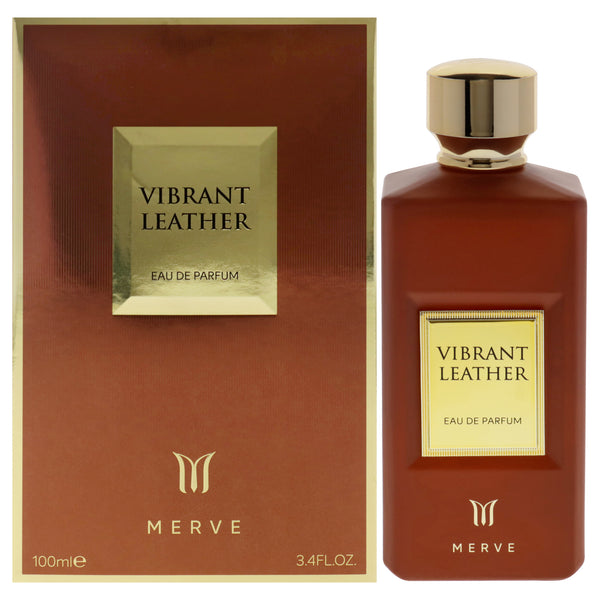 Merve Vibrant Leather by Merve for Men - 3.4 oz EDP Spray