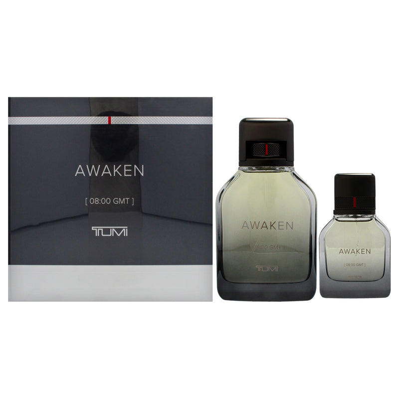 Tumi Awaken by Tumi for Men - 2 Pc Giftset 6.8oz EDP Spray, 1oz EDP Spray