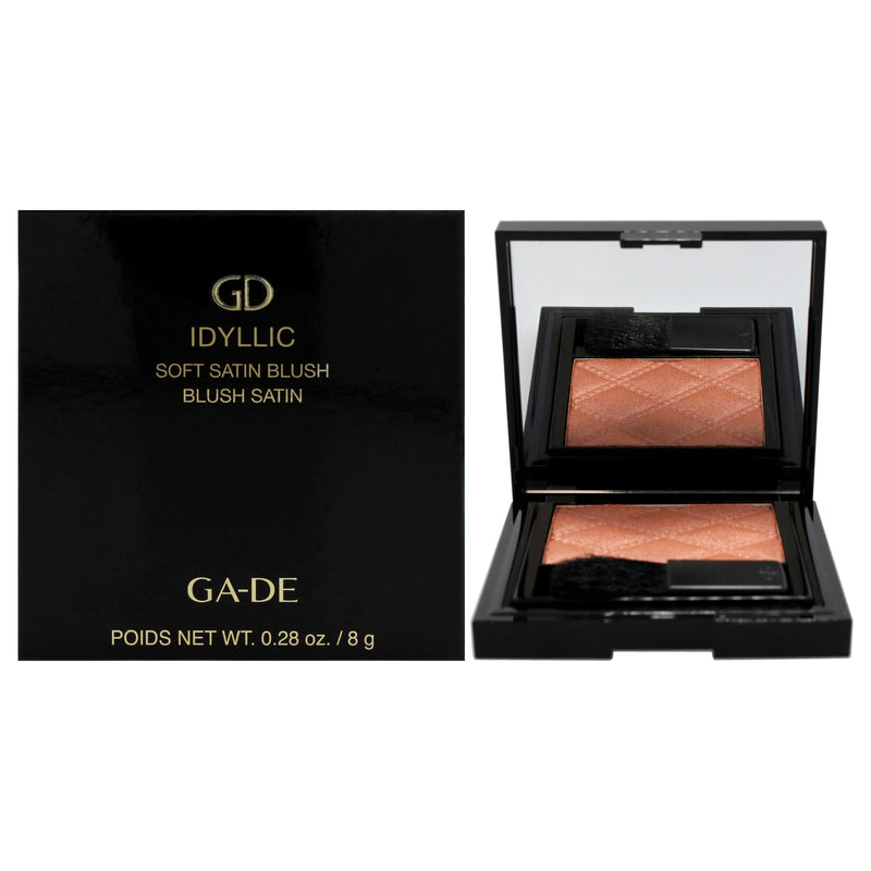 GA-DE Idyllic Soft Satin Blush Powder - 26 Honey Bronze by GA-DE for Women - 0.28 oz Blush