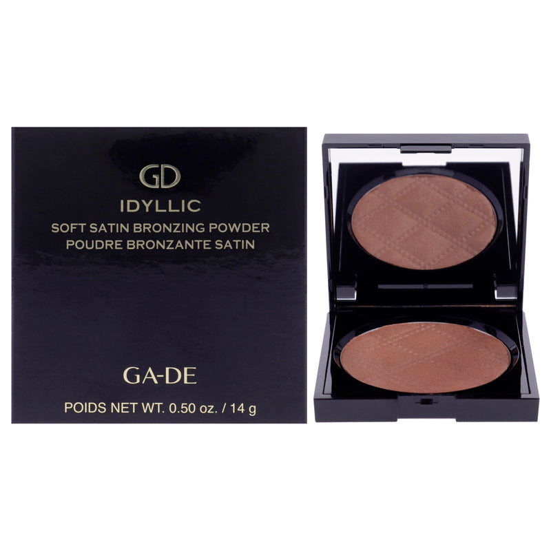 GA-DE Idyllic Soft Satin Bronzing Powder - 62 Indian Earth by GA-DE for Women - 0.49 oz Bronzer