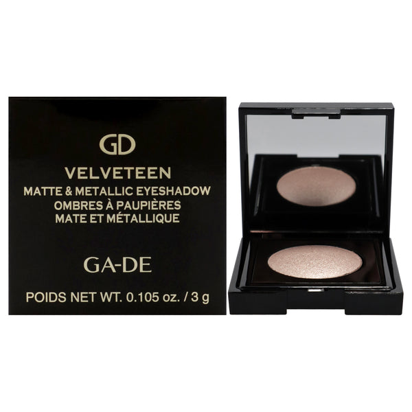 GA-DE Velveteen Matte and Metallic Eyeshadow - 185 Elegance by GA-DE for Women - 0.105 oz Eye Shadow