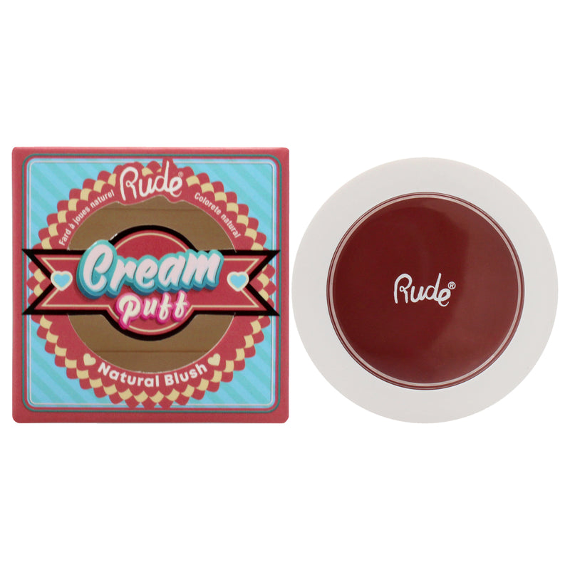 Rude Cosmetics Cream Puff Natural Blush - Mochi by Rude Cosmetics for Women - 0.21 oz Blush