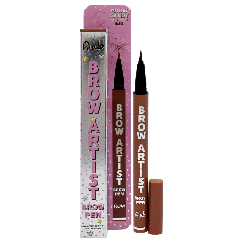 Rude Cosmetics Brow Artist Brow Pen - Hazel by Rude Cosmetics for Women - 0.018 oz Brow Pen