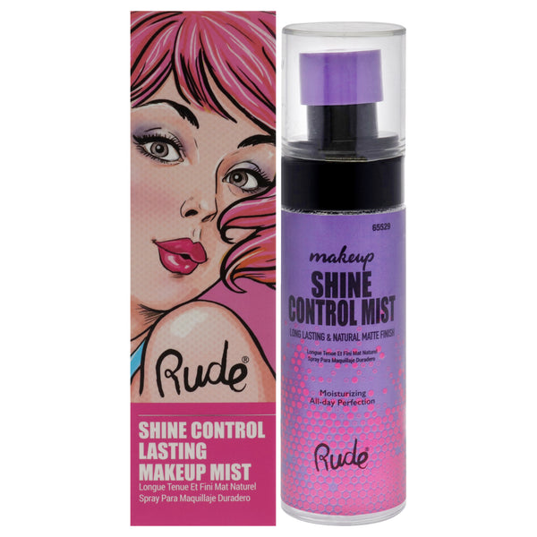 Rude Cosmetics Shine Control Lasting Makeup Mist by Rude Cosmetics for Women - 2.028 oz Mist