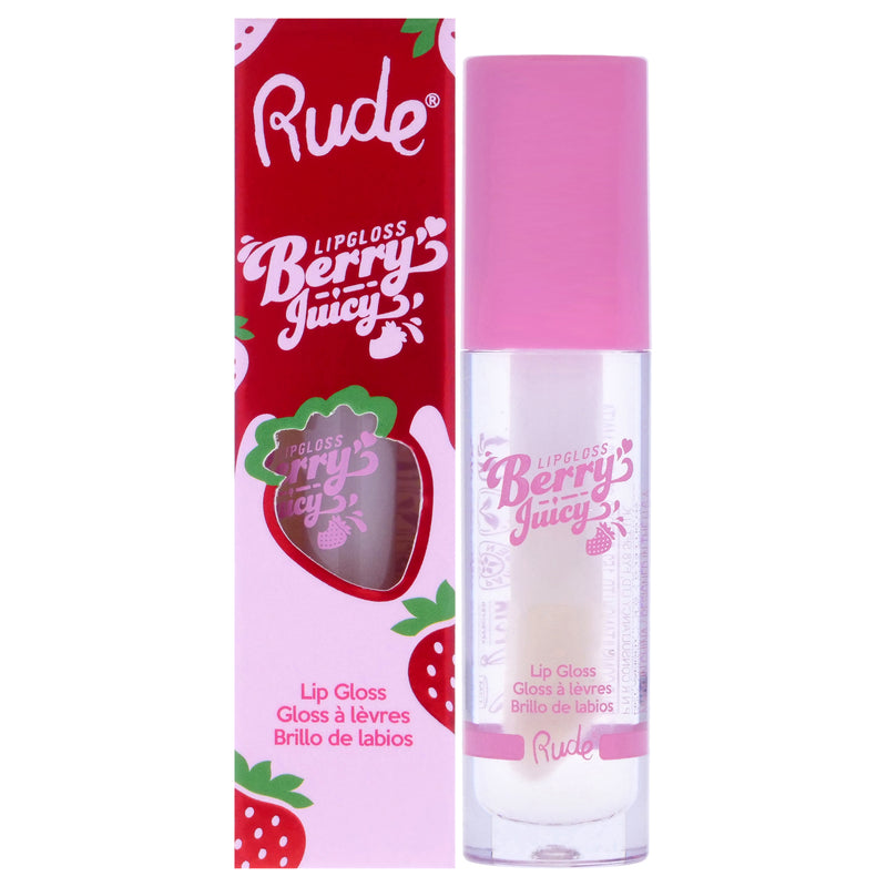 Rude Cosmetics Berry Juicy Lip Gloss - 88401 Pure by Rude Cosmetics for Women - 0.141 oz Lip Gloss