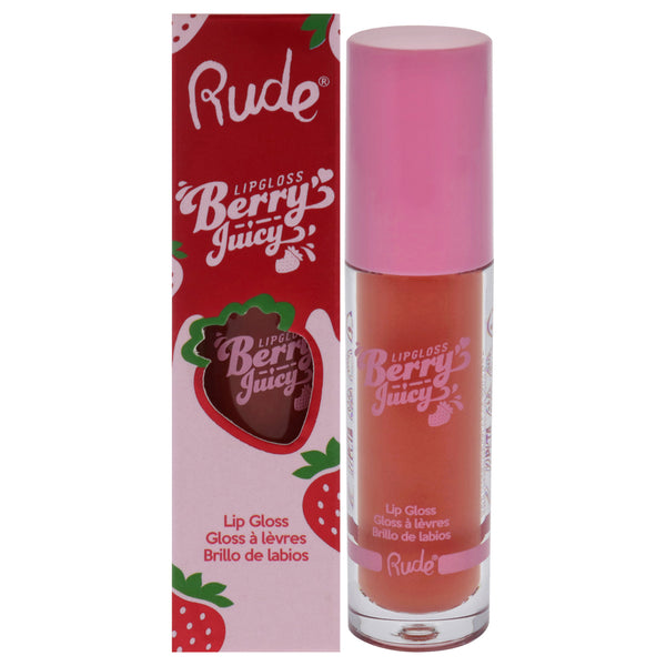 Rude Cosmetics Berry Juicy Lip Gloss - 88404 Nudist by Rude Cosmetics for Women - 0.14 oz Lip Gloss