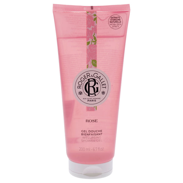 Roger & Gallet Wellbeing Shower Gel - Rose by Roger & Gallet for Unisex - 6.7 oz Shower Gel