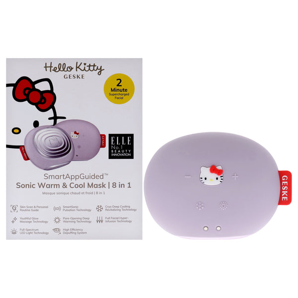 Geske Hello Kitty Sonic Warm and Cool Mask - 8 in 1 - Purple by Geske for Women - 1 Pc Tool