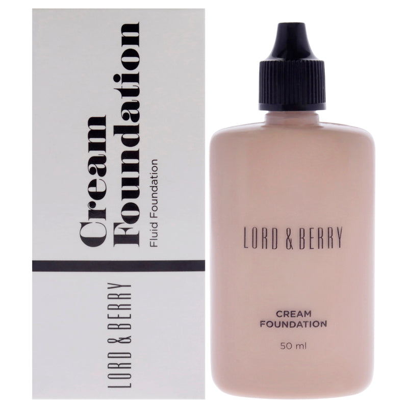 Lord and Berry Cream Fluid Foundation - 8624 Sand by Lord and Berry for Women - 1.69 oz Foundation