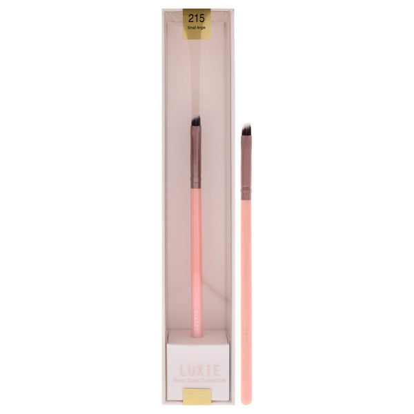Rose Gold Small Angle Brush - 215 by Luxie for Women - 1 Pc Brush
