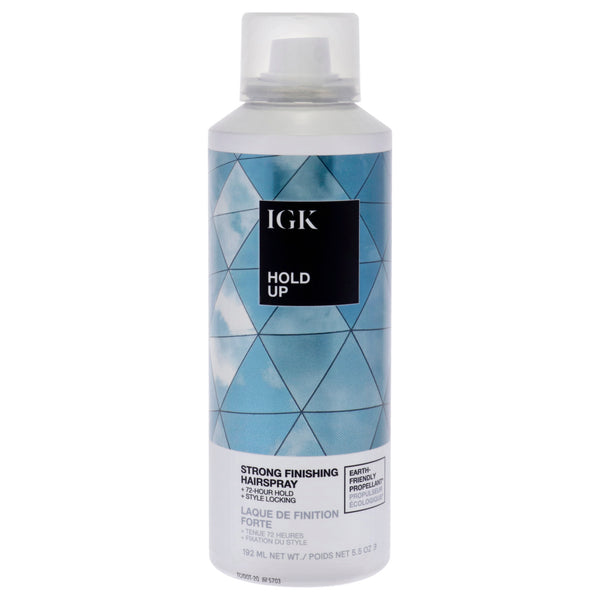 IGK Hold Up Strong Finishing Hairspray by IGK for Unisex - 5.5 oz Hair Spray