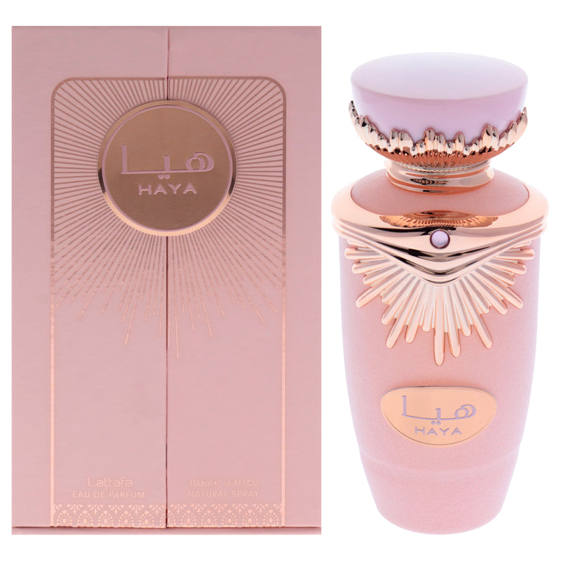 Lattafa Haya by Lattafa for Women - 3.4 oz EDP Spray