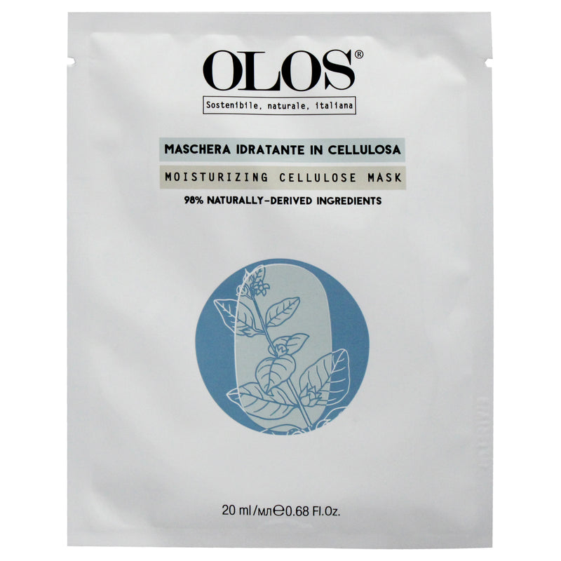 Olos Moisturizing Cellulose Mask by Olos for Unisex - 0.68 oz Mask