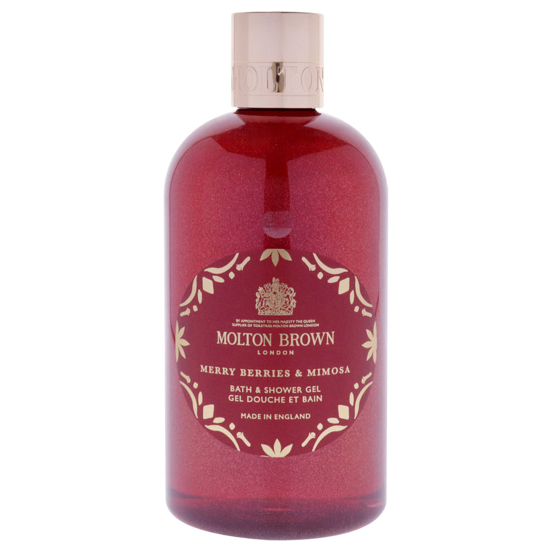 Molton Brown Merry Berries and Mimosa Bath and Shower Gel by Molton Brown for Unisex - 10 oz Shower Gel