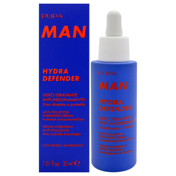 Pupa Milano Hydra Defender Anti-Pollution Hydrating Serum - 001 by Pupa Milano for Men - 1.01 oz Serum