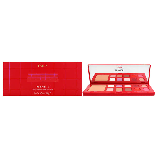 Pupa Milano Pupart S Make-Up Palette - 003 Red by Pupa Milano for Women - 0.4 oz Makeup