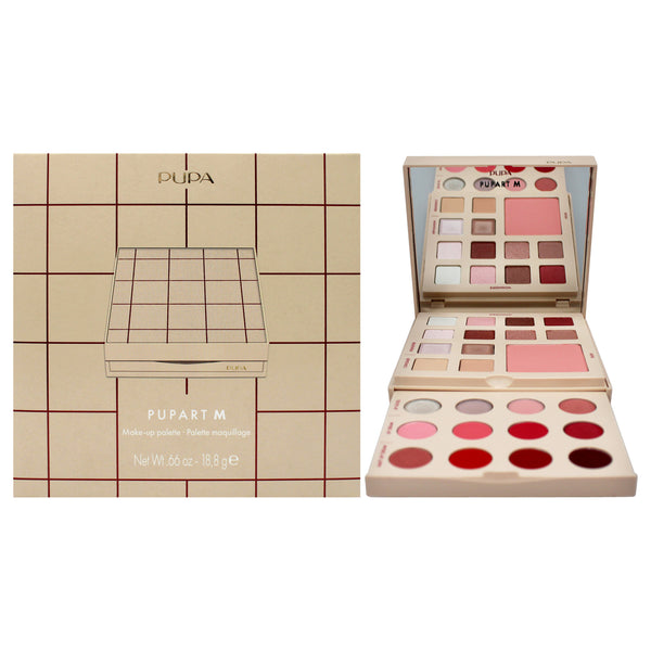 Pupa Milano Pupart M Make-Up Palette - 001 Nude by Pupa Milano for Women - 0.66 oz Makeup