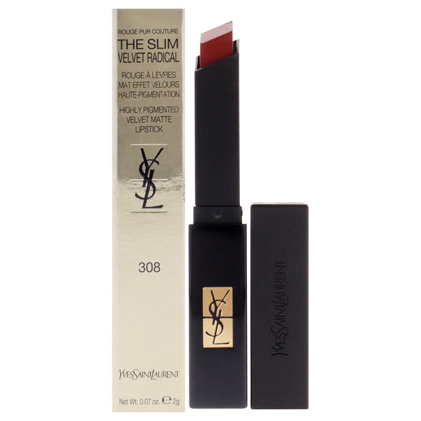 Yves Saint Laurent The Slim Velvet Radical Matte Lipstick - 308 Radical Chili by Yves Saint Laurent for Women - 0.07 oz Lipstick