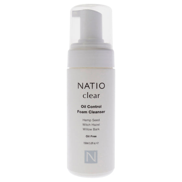 Natio Clear Oil Control Foam Cleanser by Natio for Women - 5 oz Cleanser